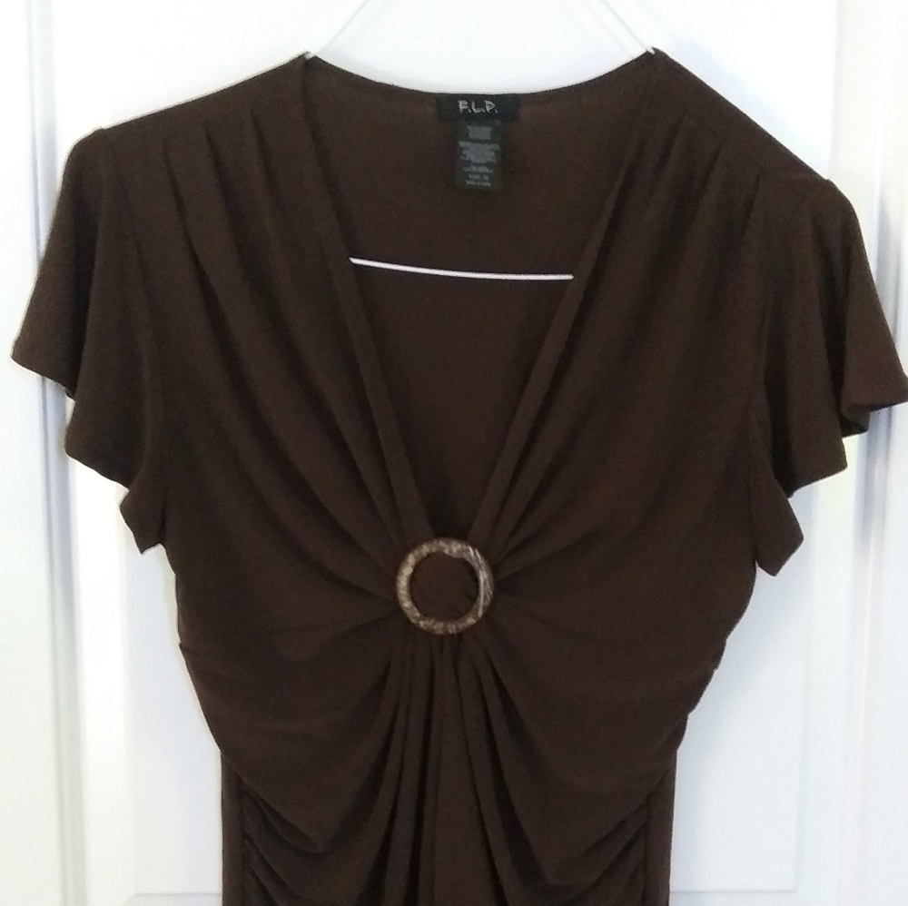 FLP women's short sleeve blouse